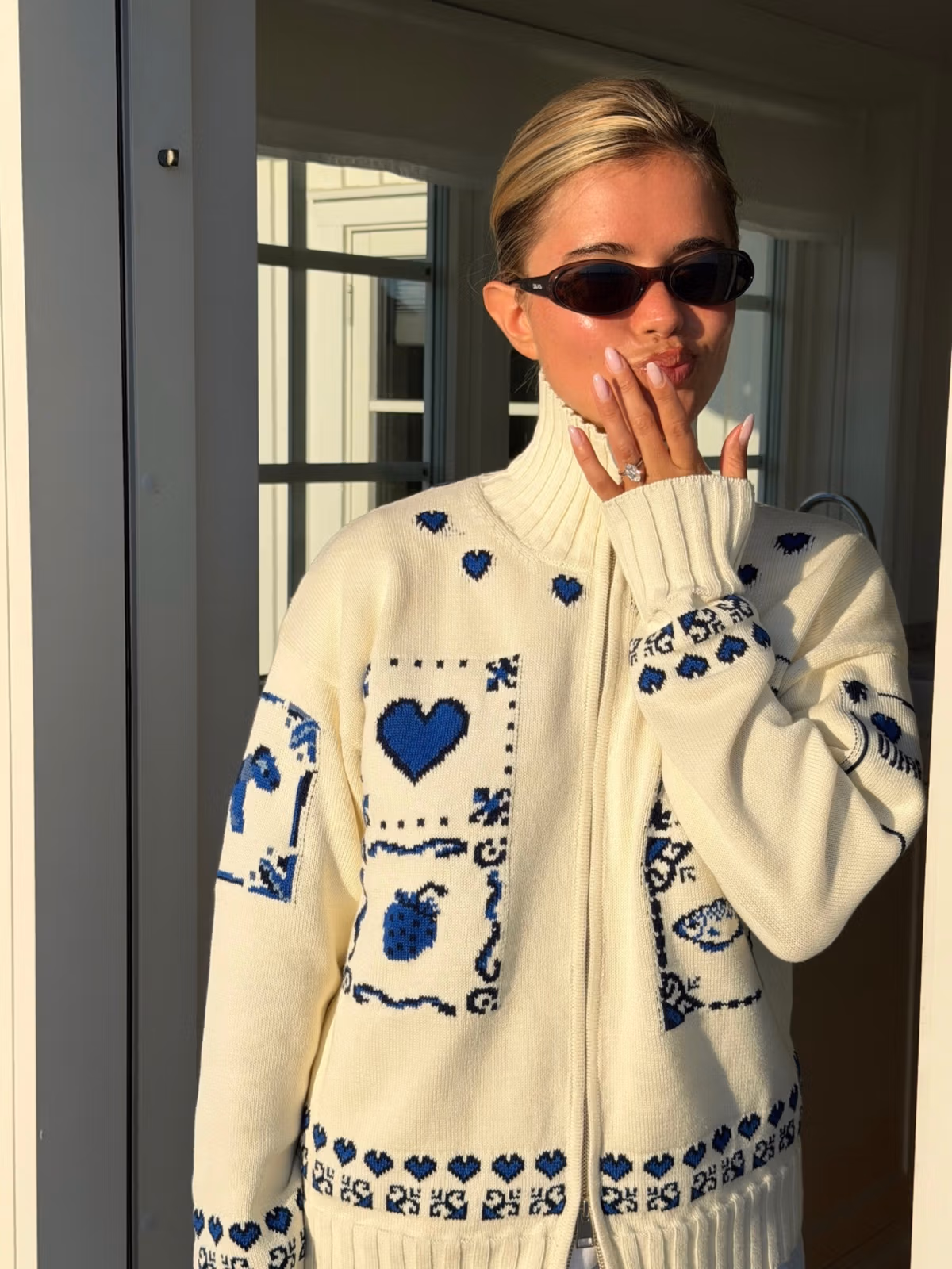 PRE-ORDER Coastal Zip Sweater DA Delft