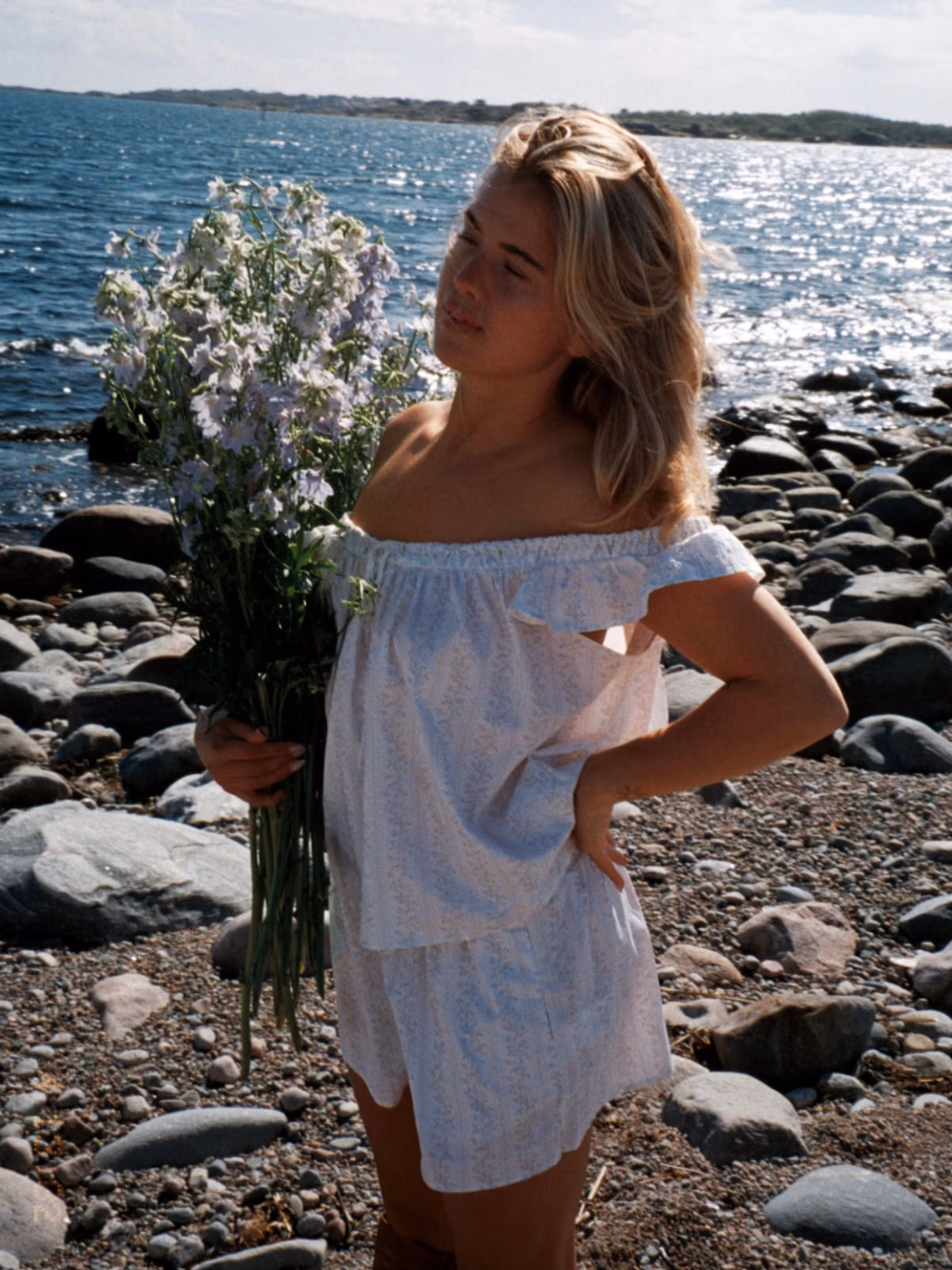 Poplin Short Shorts Lilac Dreams